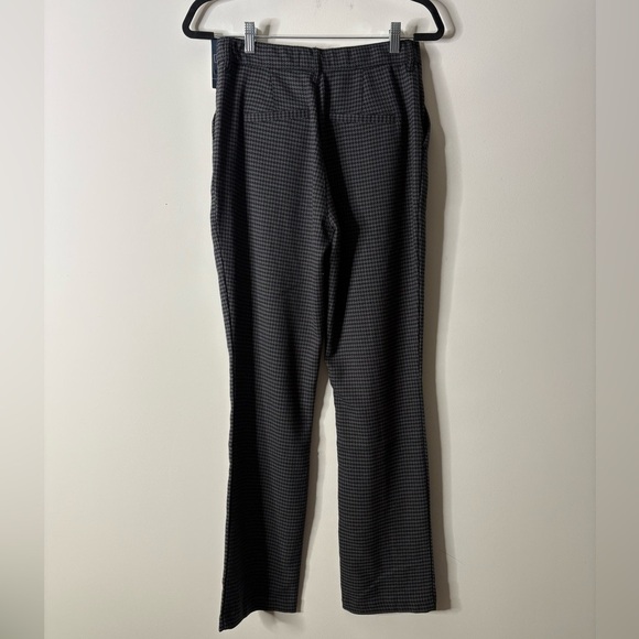 Abercrombie & Fitch Gray Houndstooth Skinny Ultra High Rise Slit Pants 28 Short - Picture 5 of 5